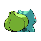 Bulbasaur, Back, in Platinum
