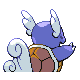 Wartortle, Back, in Platinum