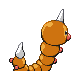Weedle, Back, in Platinum