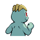 Machop, Back, in Platinum