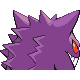 Gengar, Back, in Platinum