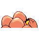 Exeggcute, Back, in Platinum