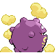 Koffing, Back, in Platinum