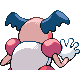 Mr. Mime, Back, in Platinum