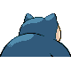 Snorlax, Back, in Platinum