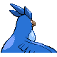 Articuno, Back, in Platinum