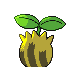 Sunkern, Back, in Platinum