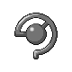 Unown C, Back, in Platinum