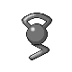 Unown G, Back, in Platinum