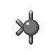 Unown K, Back, in Platinum