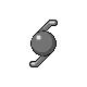 Unown Z, Back, in Platinum