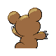 Teddiursa, Back, in Platinum