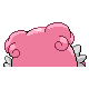 Blissey, Back, in Platinum