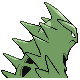 Tyranitar, Back, in Platinum