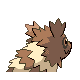 Zigzagoon, Back, in Platinum