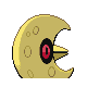 Lunatone, Back, in Platinum