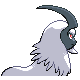 Absol, Back, in Platinum