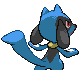 Riolu, Back, in Platinum