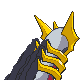 Giratina Origin Forme, Back, in Platinum