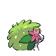 Shaymin Land Forme, Back, in Platinum