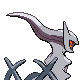 Arceus Dark, Back, in Platinum