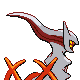 Arceus Fire, Back, in Platinum