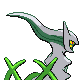 Arceus Grass, Back, in Platinum