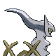 Arceus Rock, Back, in Platinum