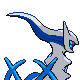 Arceus Water, Back, in Platinum