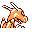 Charizard, Back, in Red & Blue
