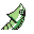 Metapod, Back, in Red & Blue