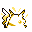 Pikachu, Back, in Red & Blue