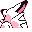 Clefable, Back, in Red & Blue