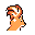 Vulpix, Back, in Red & Blue