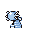 Horsea, Back, in Red & Blue
