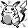 Pikachu, Game Boy, in Red & Blue