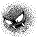 Gastly, Game Boy, in Red & Blue