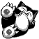 Snorlax, Game Boy, in Red & Blue