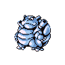 Blastoise, Front, in Red & Blue