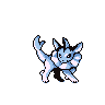 Vaporeon in Red & Blue