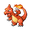 Charmeleon, Front, in Ruby & Sapphire