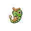 Caterpie, Front, in Ruby & Sapphire