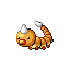 Weedle, Front, in Ruby & Sapphire
