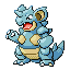 Nidoqueen, Front, in Ruby & Sapphire