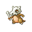Cubone, Front, in Ruby & Sapphire