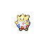 Togepi, Front, in Ruby & Sapphire