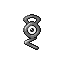 Unown G, Front, in Ruby & Sapphire