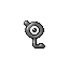 Unown L, Front, in Ruby & Sapphire