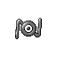 Unown N, Front, in Ruby & Sapphire