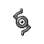 Unown S, Front, in Ruby & Sapphire